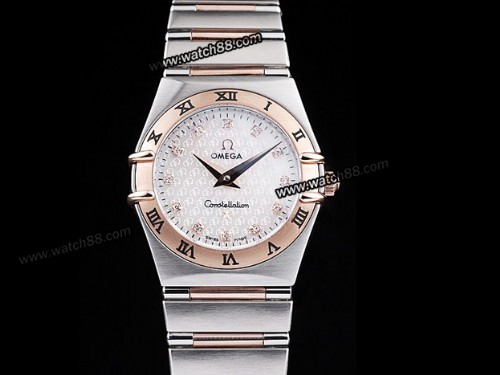 OMEGA CONSTELLATION LADIES SWISS QUARTZ WATCH,OM-01119