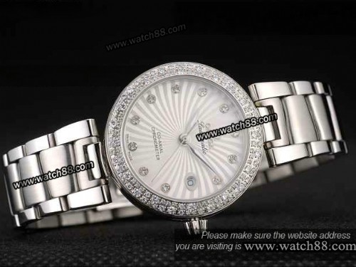 OMEGA DeVILLE LADYMATIC LADIES WATCH 425.35.34.20.55.001,OM-161E