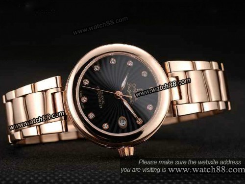 OMEGA DeVILLE LADYMATIC LADIES WATCH 425.60.34.20.51.001 ,OM-170B