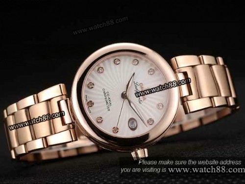 OMEGA DeVILLE LADYMATIC LADIES WATCH 425.60.34.20.55.001 ,OM-170A