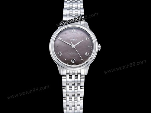 Omega DeVille Presitge 34mm Automatic Lady Watch,OM-01462