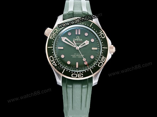 Omega Diver 300M 42mm Titanium Bronze Gold on Titanium 210.92.42.20.10.001 Man Watch,OM-01723