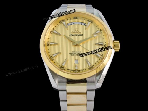 Omega Seamaster Aqua Terra Co-Axial Day Date Automatic Man Watch ,OM-01518