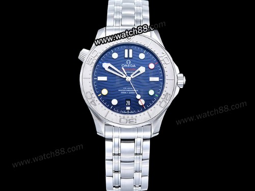 Omega Seamaster Diver 300m Beijing 2022 Special Edition 522.30.42.20.03.001 Automatic Mens Watch,OMG-2177