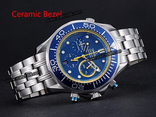 Omega Seamaster Diver 300M Co-Axial Chronograph 44MM Man Watch,OM-186A