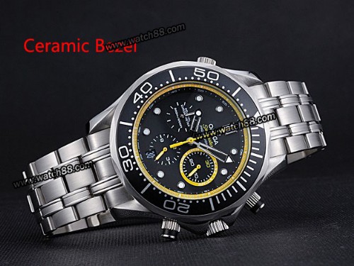 Omega Seamaster Diver 300M Co-Axial Chronograph 44MM Man Watch,OM-186C