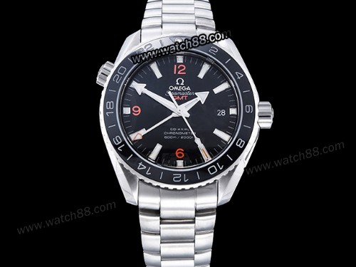 Omega Seamaster Planet Ocean 600M GMT GoodPlanet 232.30.44.22.03.001 Watch,OMG-2063