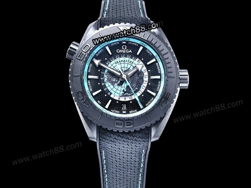 Omega Seamaster Planet Ocean 600M Worldtimer 215.92.46.22.01.006 Automatic Mens Watch,OMG-2172