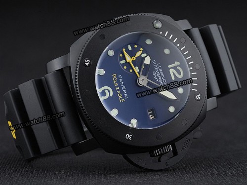 Panerai Luminor Submersible 1950 3 Days GMT Automatic Mens Watch,PAN-7589