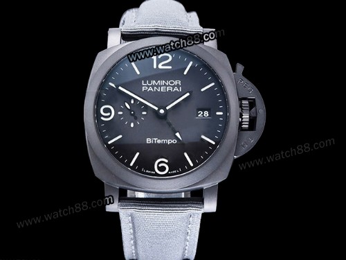 Panerai PAM01467 Luminor BiTempo Titanium 44mm Automatic Man Watch,PAN-17126