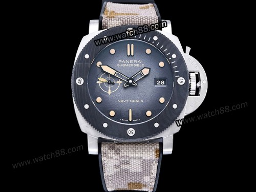 Panerai PAM01669 Submersible Navy SEALs Titanio 47mm Man Watch,PAN-17124