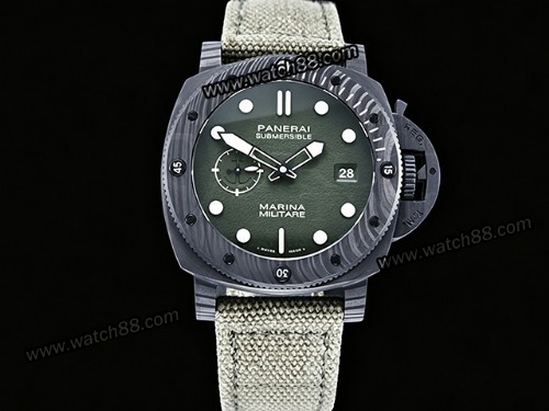 Panerai PAM01698 Submersible Marina Militare Carbotech Man Watch,PAN-17134