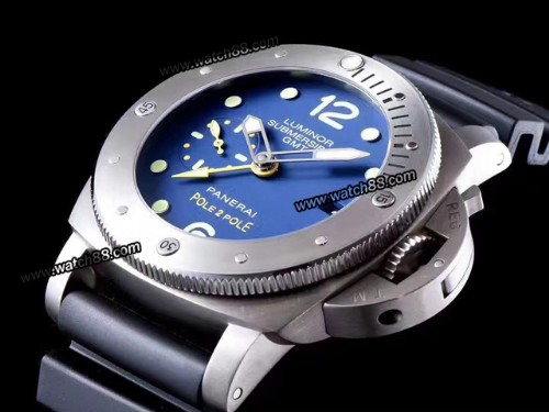 Panerai PAM719 Luminor Submersible 1950 3 Days GMT Titanium Pole2Pole Mike Horn Mens Watch,PAN-17014