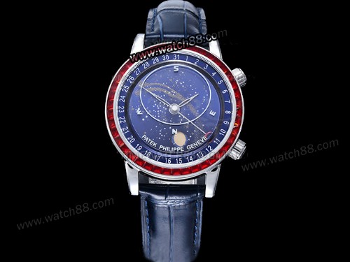 Patek Grand Complications Celestial 6104 Sky Moon Watch,PP-12019