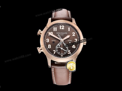 Patek Philippe Calatrava Pilot Travel Time 5524 Automatic Man Watch ,PP-04077