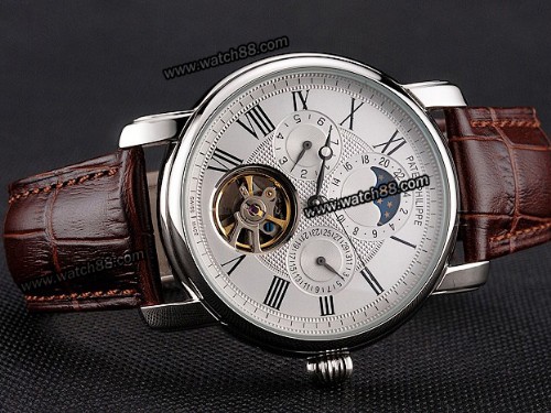 Patek Philippe Grand Complications Moonphase Perpetual Calendar Tourbillon Man Watch,PAT-107B