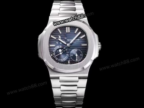 Patek Philippe Nautilus Moon Phase Date 5712 Automatic Mens Watch,PP-03098
