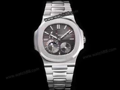 Patek Philippe Nautilus Moon Phase Date 5712 Automatic Mens Watch,PP-03100