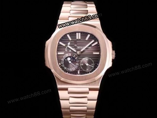 Patek Philippe Nautilus Moon Phase Date 5712 Automatic Mens Watch,PP-03102
