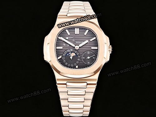 Patek Philippe Nautilus Moon Phase Date 5712 Automatic Mens Watch,PP-03102