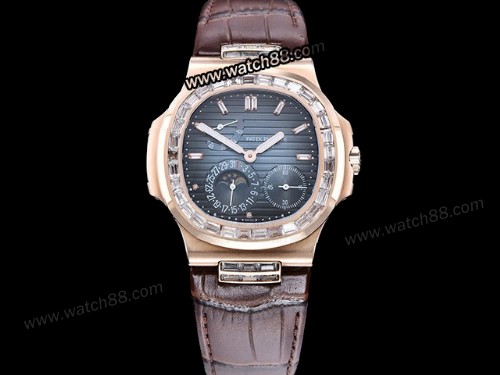 Patek Philippe Nautilus Moon Phase Date 5712 Automatic Mens Watch,PP-03134