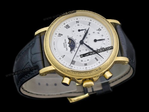 Patek Philippe Perpetual Calendar Quartz Chronograph Man Watch,PAT-124B