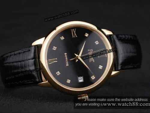 Piaget 2824 Automatic Gold Case Mens Watch,PI-25