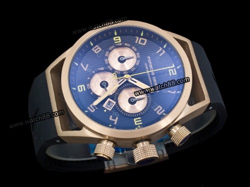 Porsche Design Quartz Chronograph Rose Gold Mens Watch,PS-0101