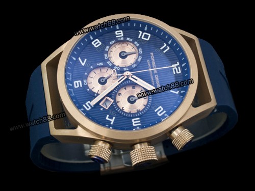 Porsche Design Quartz Chronograph Rose Gold Mens Watch,PS-0102