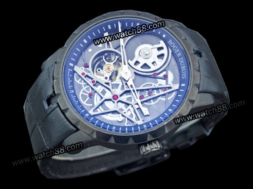 Roger Dubuis Excalibur Skeleton Double Flying Tourbillon Mens Watch,RG-4897