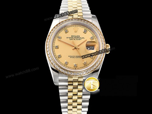 Rolex Datejust 36mm Jub Flt 904L Automatic Mens Watch ,RL-08128