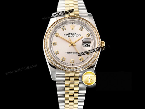 Rolex Datejust 36mm Jub Flt 904L Automatic Mens Watch ,RL-08136