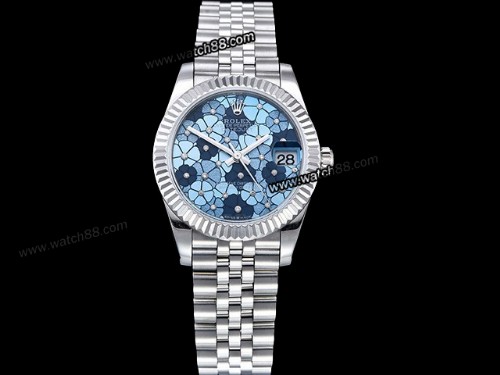 Rolex Datejust Midsize 31mm Flowery Dial Automatic Lady Watch,RL-18091
