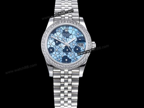 Rolex Datejust Midsize 31mm Flowery Dial Automatic Lady Watch,RL-18092