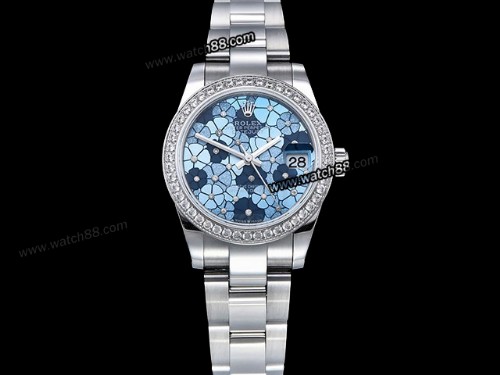 Rolex Datejust Midsize 31mm Flowery Dial Automatic Lady Watch,RL-18096