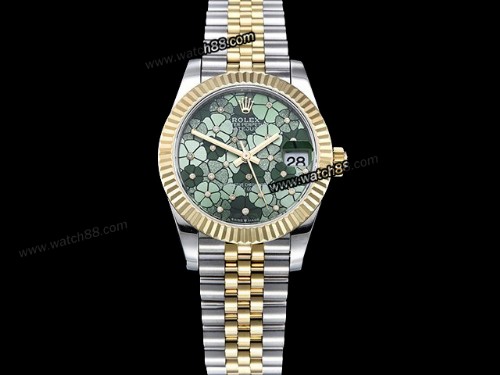 Rolex Datejust Midsize 31mm Flowery Dial Automatic Lady Watch,RL-18097