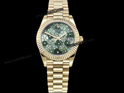 Rolex Datejust Midsize 31mm Flowery Dial Automatic Lady Watch,RL-18101