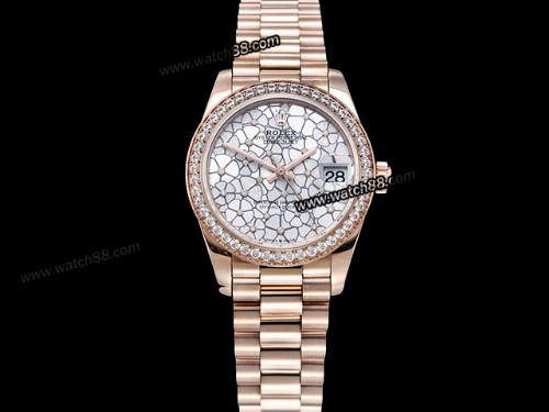Rolex Datejust Midsize 31mm Flowery Dial Automatic Lady Watch,RL-18104