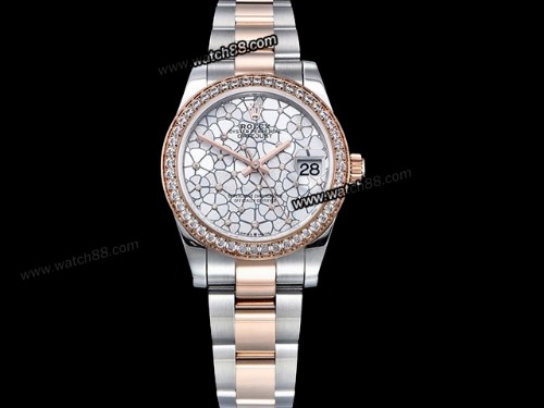 Rolex Datejust Midsize 31mm Flowery Dial Automatic Lady Watch,RL-18106