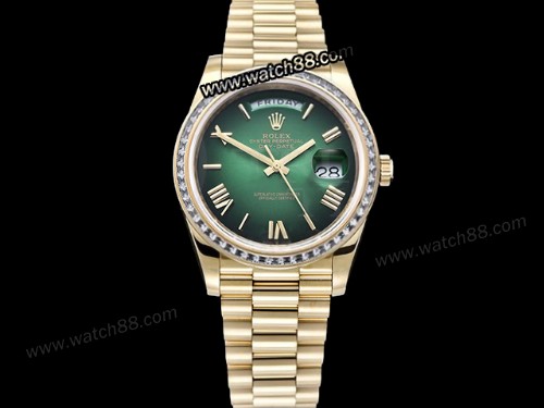 Rolex DayDate 40mm 904L Automatic Mens Watch,RL-08502