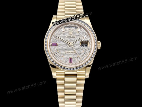 Rolex DayDate 40mm 904L Automatic Mens Watch,RL-08505