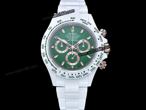Rolex Daytona AET Remould British Racing Green Automatic Chronograph Mens Watch,RL-06216