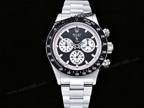 Rolex Daytona Blaken 4130 Automatic Chronograph Mens Watch,RL-06316