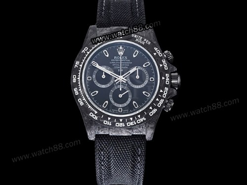 Rolex Daytona DIW All Black Forged Carbon Edition Mens Watch,RL-06293