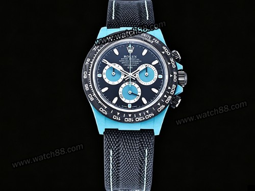 Rolex Daytona DIW Emerald Black Carbon Quartz Edition Mens Watch,RL-06325