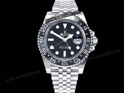 Rolex GMT-Master II 126710GRNR Bruce Wayne with Grey Black Bezel Automatic Mens Watch,RL-05087