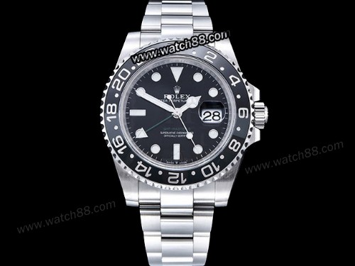 Rolex GMT-Master II 126710GRNR Bruce Wayne with Grey Black Bezel Automatic Mens Watch,RL-05088