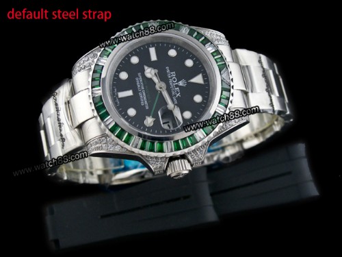 Rolex GMT Master II Diamond Bezel Automatic Mens Watch,ROL-962