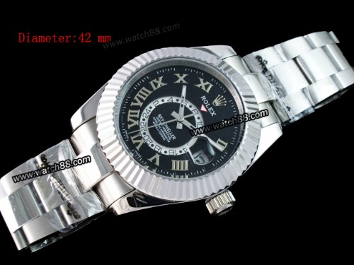 ROLEX OYSTER PERPETUAL SKY DWELLER AUTOMATIC 42MM MENS WATCHES,ROL-517