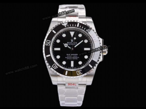 Rolex Submariner 41mm No Date 124060 904L Mens Watch,RL-01072